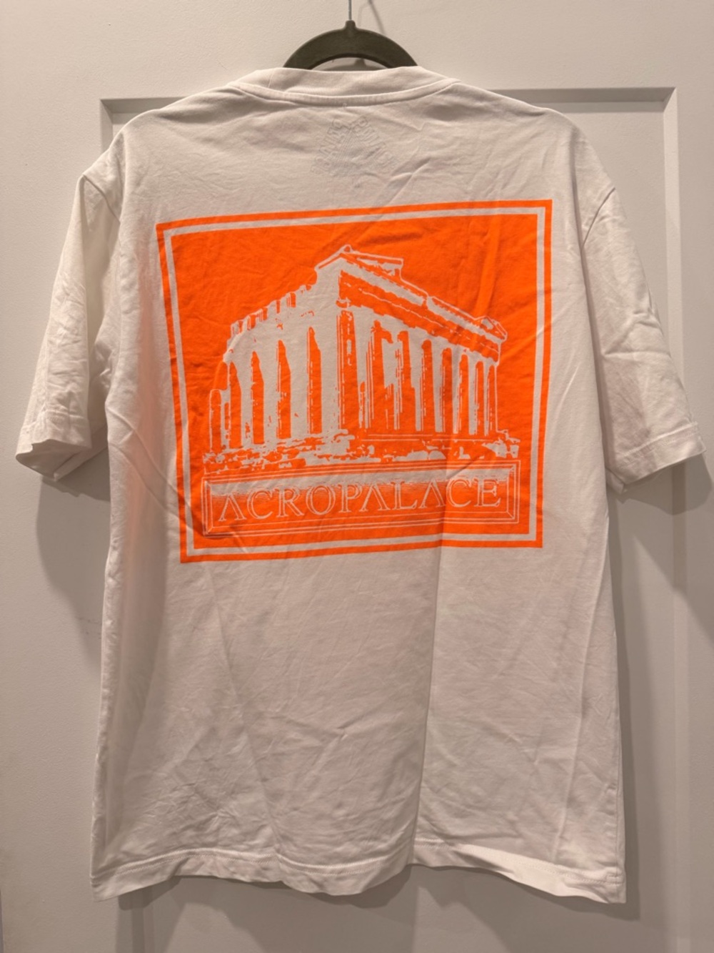 PALACE White Tee with Orange ACROPALACE Graphic